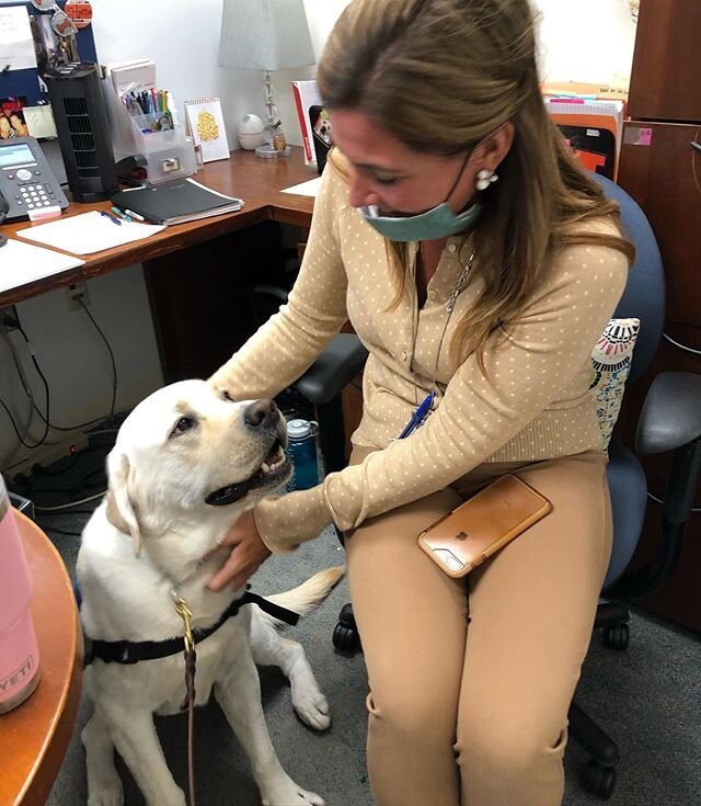 Can you tell he loves his coworkers?